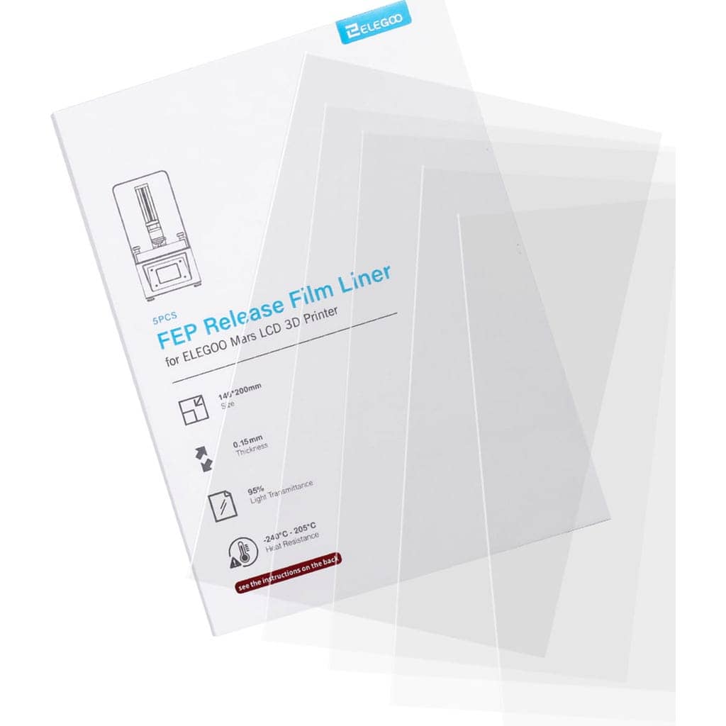 Elegoo FEP Film - Set of 5, Mars 5/Ultra